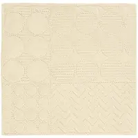 Darymex Elegant Mink Decoratieve Kussenhoes 40x40 cm - Crème - Zachte Minky Pluche Stof (100 g/m²) - Sierkussenhoes - Met Ritssluiting - Hypoallergeen - 1 Stuk