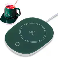 Verk Group Elektrische Kopjesverwarmer voor Koffie en Thee – 16W LED Waterdichte Plaat - Groen