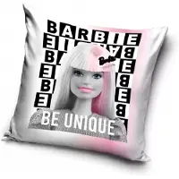 Carbotex Barbie 3D Kussensloop 40x40 cm - Kinderkamer Decoratie