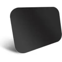 Interlook Universele Metalen Plaat voor Magnetische Telefoonhouder - Zwart Mat