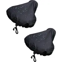 FLOKOO Zadelhoes - 2 Stuks - Zwart - Universeel - Bescherming van je Zadel tegen Weer en Wind