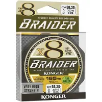Konger Braider X8 Vislijn 0.16mm 150m Fluo - Hoge Kwaliteit