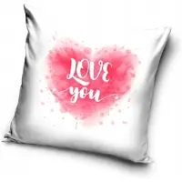 Carbotex Decoratief kussen Loop Hart 40x40cm - Levendige kleuren