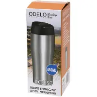 Odelo FOUST Thermosbeker 0,45L Zilver - Houdt Drankjes Warm & Koud