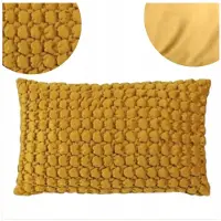 Domarex Decoratieve kussenhoes 30x50 cm - Gekleurd fluweel met bies