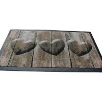 EDO HANSE HOME Deurmat 45x75 cm - Bruin Hart Design