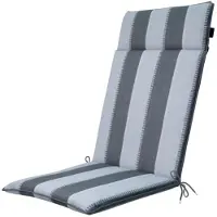 Madison Tuinstoelkussen Universeel Banda Grey Hoge Rug (120 x 50 cm)