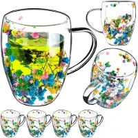 Kadax Mok met bloemmotief wz3 multi-kleur 4 stuks