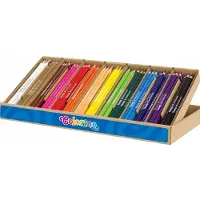 COLORINO Driehoekige Kleurpotloden 168 Stuks Mix