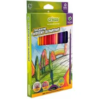 Cricco Driehoekige Kleurpotloden Set - 36 Kleuren + Puntenslijper