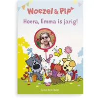 Woezel & Pip boek met naam en foto - Verjaardag - XL (Softcover)