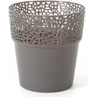 Lamela Rosa Sierpot 14,5 cm Antraciet - Stijlvolle Plantenpot