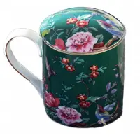 Marco polo Thee- en kruideninfusie mok met zeef en deksel, 300ml