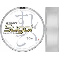 Dragon Sugoi Superthin Vliegvislijn 135m 0.052mm Wit