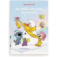 Boek met naam en foto - Woezel & Pip - Winterboek - XL boek (Hardcover)