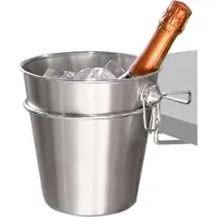 Excellent houseware Champagnekoeler - Met Houder RVS