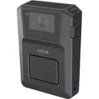Axis W120 - Camcorder - 1080p / 30 fps - 64 GB flashgeheugen - Intern flashgeheugen - 4G, Wi-Fi, Bluetooth - Zwart