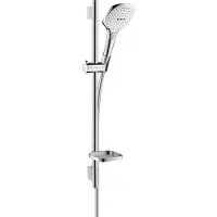 Hansgrohe Raindance Select E 120 unica s puro glijstangset 65cm wit/chroom
