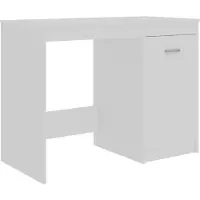 Syfax Bureau 100x50x76 cm bewerkt hout wit
