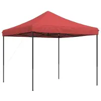 Syfax Partytent inklapbaar pop-up 292x292x315 cm bordeauxrood