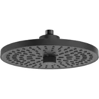 Ideal standard ALU+ - Hoofddouche, diameter 26 cm, zijde zwart BD581XG