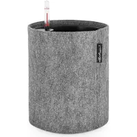 Lechuza TRENDCOVER 23 VILT - Plantenbak - met uitneembare binnenbak - met bewateringssysteem - ALL-IN-ONE set met LECHUZA-PON - dark grey