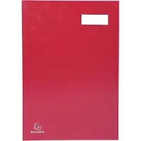 Exacompta 8x Handtekenmap - 20 Indelingen - Rood - 57025E