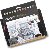Copic Classic Inktpatroon Architecture Colours 12 st.