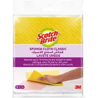Scotch-Brite Sponsdoekje 18,4 x 27,5 x 2,9 cm Geel 5 Stuks