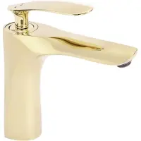 REA Wastafelkraan Orbit Gold Low