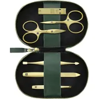 Zwilling 6-delige manicure- en pedicureset met nagelschaar, vegan, groene Nagelverzorgingsset 1 st