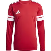 Adidas Squadra 25 Voetbalshirt Lange Mouwen Rood Wit