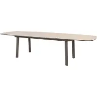 4SO Manolo uitschuifbare dining tuintafel printed ceramic 230-290x100xH75 cm terre