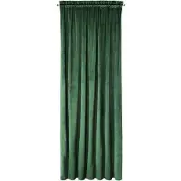 Eurofirany Rosa Serie - Verduisterend Velours Gordijn - 140x270 cm - Donkergroen