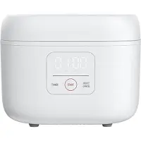 JOYAMI Mini Slimme Rijstkoker 1.6L, Stomer + rijstkoker, Wit