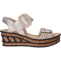 Rieker Sandaal 'Sandalen Plat' beige