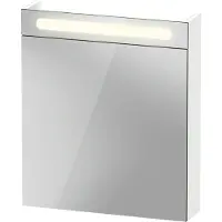 Duravit Spiegelkast no.1 met 1 deur met led verlichting 60x14.8x70 cm links wit