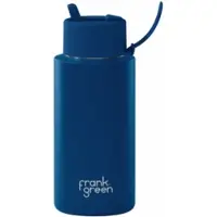 Frank Green Waterfles Ceramic Reusable Bottle Deep Ocean 1000 ml