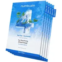 Numbuzin No.4 Sheet Mask | Koelende Sheet Mask | Hydraterend met Tea Tree en Bergamot Extract
