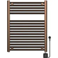 Wiesbaden Elektrische radiator elara 76.6x60 cm smart wifi geborsteld brons koper pvd