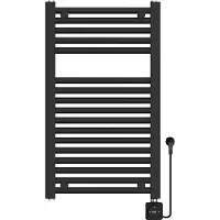 Wiesbaden Elektrische radiator elara 76.6x45 cm smart wifi mat zwart