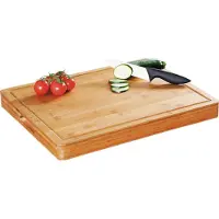Kesper Zeer Luxe Proffesionele Snijplank, Bamboe 50 x 40 x 5 cm!!!, handvat uitsparing