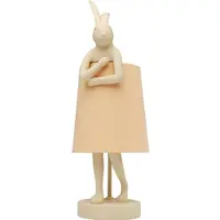 Kare design Tafellamp Animal konijn 50cm beige en perzik
