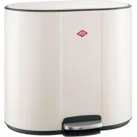 Wesco Multicollector 3 Prullenbak Afvalscheiding (1x25 Liter, 2x12 Liter) | 49 Liter | Metaal - Mat zand | Pedaalemmer met Soft Close en Geurfilter