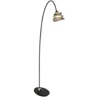 Holländer Vloerlamp SNAIL, chroom / zilver, Woon-/ Eetkamer, metaal, Modern, vloerlamp