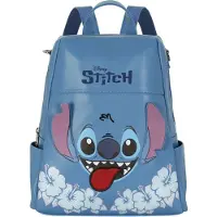 KARACTERMANIA Rugzak 'Lilo and Stitch Tongue-Shield' navy / opaal / rosa / rood