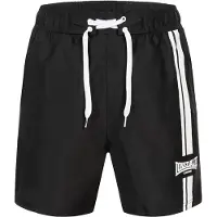 Lonsdale Zwemshorts 'Knockan' zwart / wit