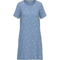 Tom Tailor Nachthemd duifblauw / wit