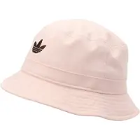 Adidas Originals Hoed 'Adicolor Trefoil' chocoladebruin / lichtroze