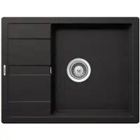 Schock spoelbak MANHATTAN D-100 in de kleur NERO